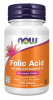 Folic Acid 800 mcg with Vitamin B-12 - 100 Tablets bottle front