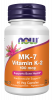 MK-7 Vitamin K-2 100 mcg - 60 Veg Capsules Bottle Front