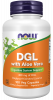 DGL with Aloe Vera - 100 Veg Capsules Bottle Front