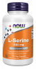 L-Serine 500 mg - 120 Veg Capsules Bottle Front