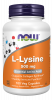 L-Lysine 500 mg - 100 Veg Capsules Bottle Front