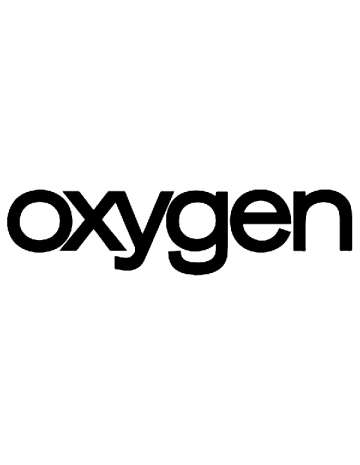 oxygen logo - all black san serif font, no caps bold on white background
