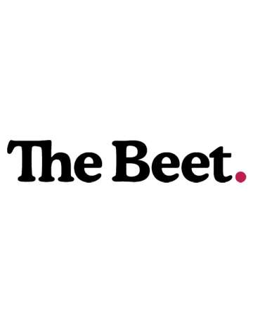 The Beet logo in thick black serif font with red period at the end