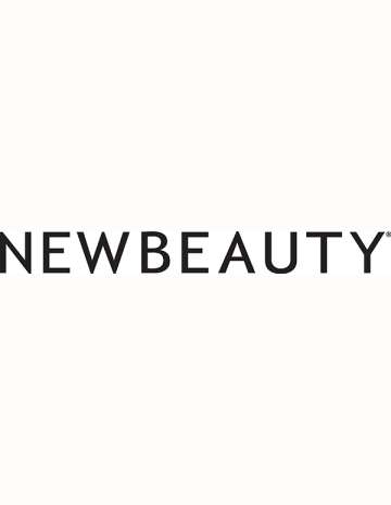 New Beauty logo - NEWBEAUTY black all caps helvetica style font with no space between New and Beauty