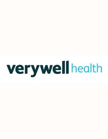 logo for verywell health in black and aqua