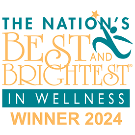 The Nation's Best and Brightest In Wellness Winner 2024 Logo