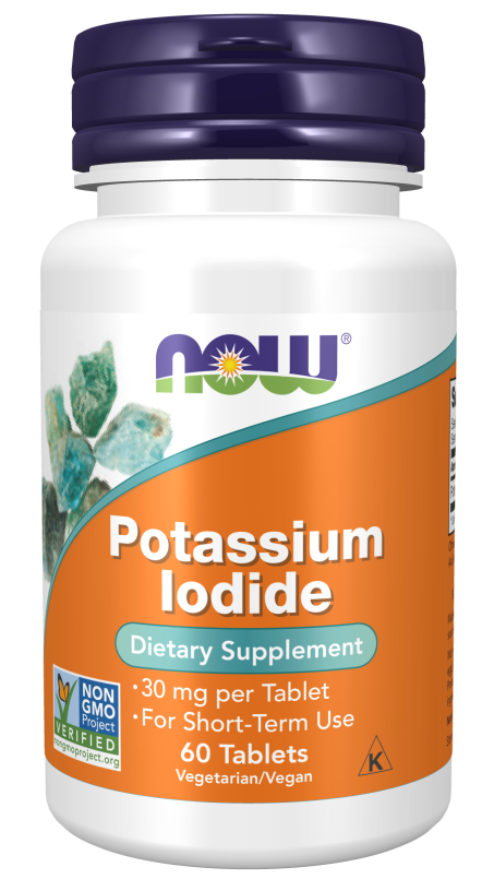 Potassium Iodide - 60 Tablets Bottle Front