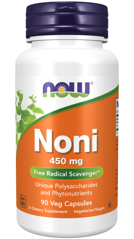 Noni 450 mg - 90 Veg Capsules Bottle Front