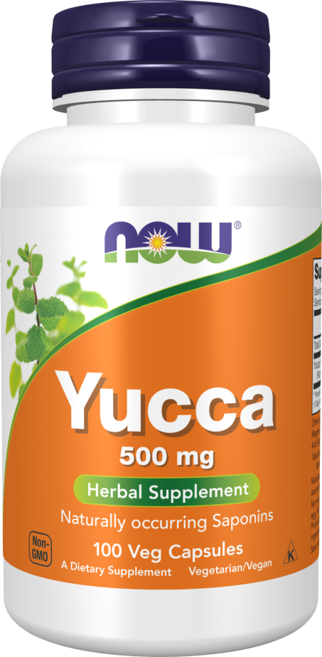 Yucca 500 mg - 100 Capsules Bottle Front