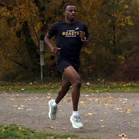 Brandon Miller Running on Trail