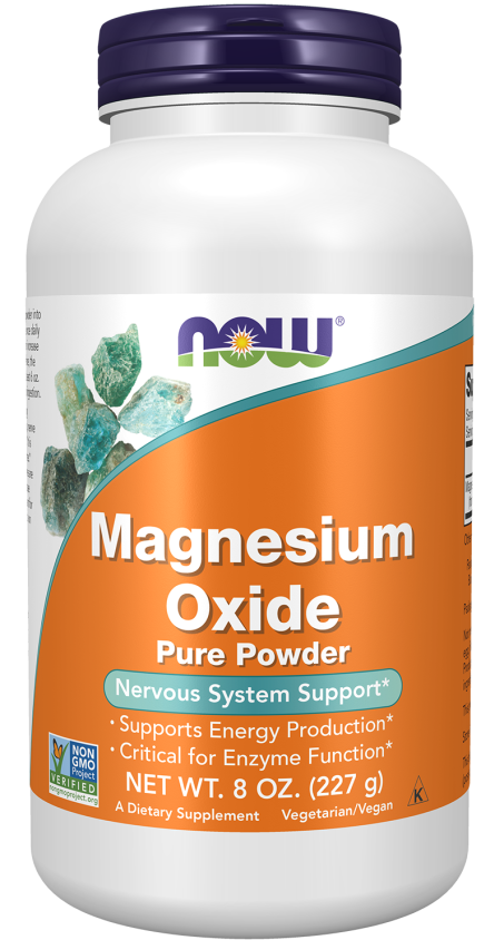 Magnesium Oxide - 8 oz. Bottle Front