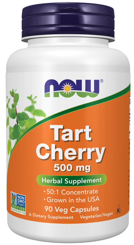 Tart Cherry 500 mg - 90 Veg Capsules Bottle Front