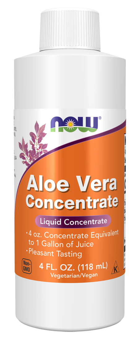 Aloe Vera Concentrate - 4 oz. Bottle Front