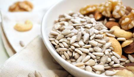 Omega-6: Walnuts, Sunflower Seeds, Almonds, Cashew Nuts