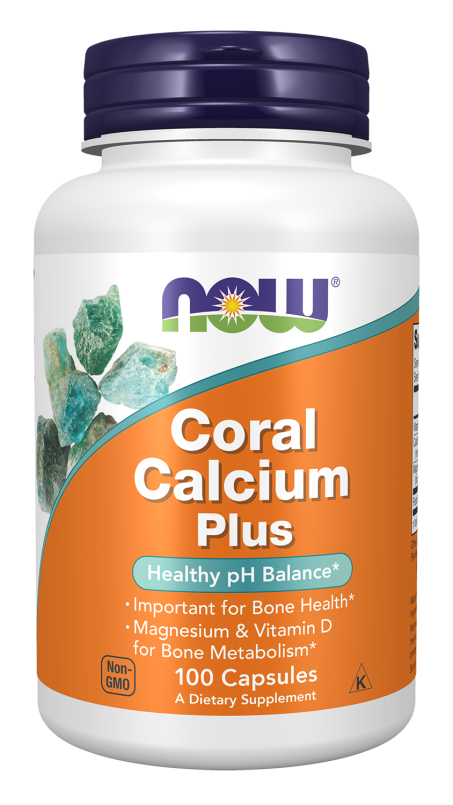 Coral Calcium Plus - 100 Veg Capsules Bottle Front