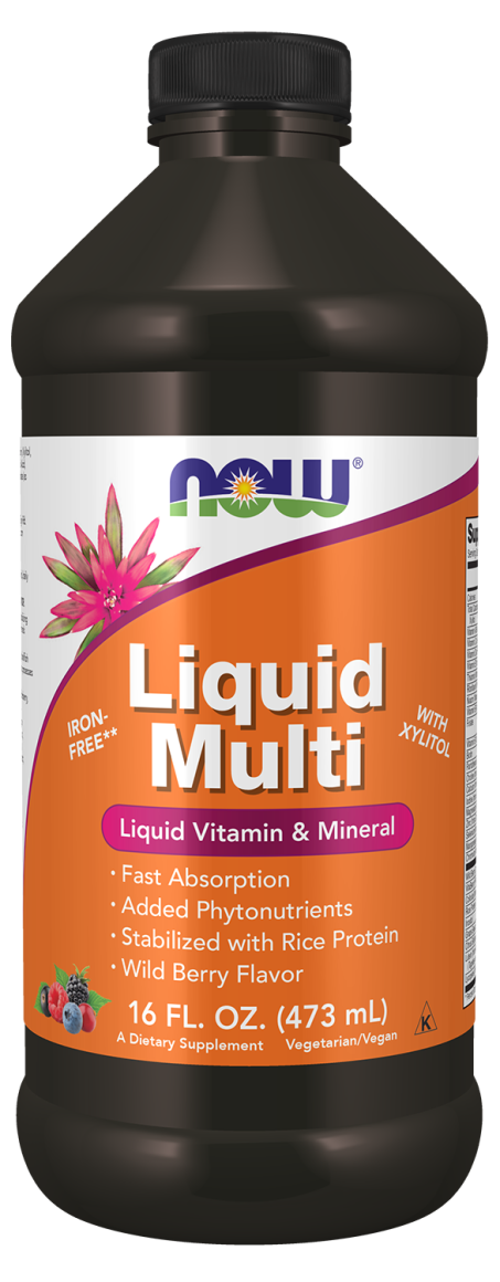 Liquid Multi, Wild Berry Flavor - 16 fl. oz. Bottle Front