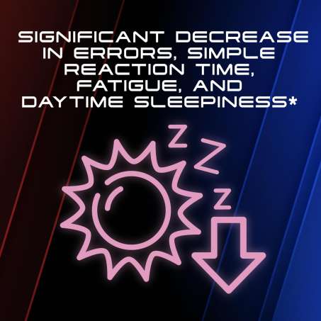  Significant decrease in errors, simple reaction time, fatigue, and daytime sleepiness*