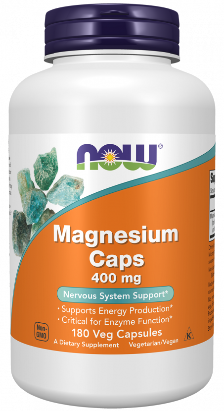 Magnesium 400 mg - 180 Veg Capsules Bottle Front