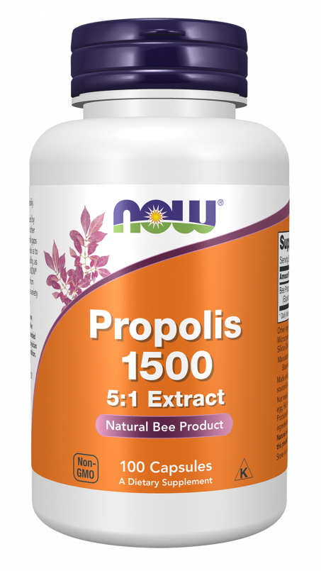 Propolis 1500 - 100 Veg Capsules Bottle Front