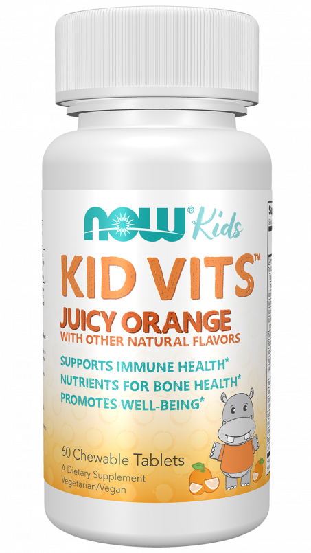 Kid Vits™ Juicy Orange Chewable Tablets Bottle Front