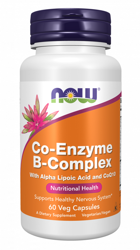 Co-Enzyme B-Complex - 60 Veg Capsules Bottle Front