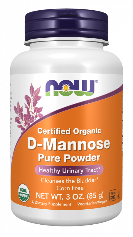 D-Mannose, Pure Powder - 3 oz. Front Bottle