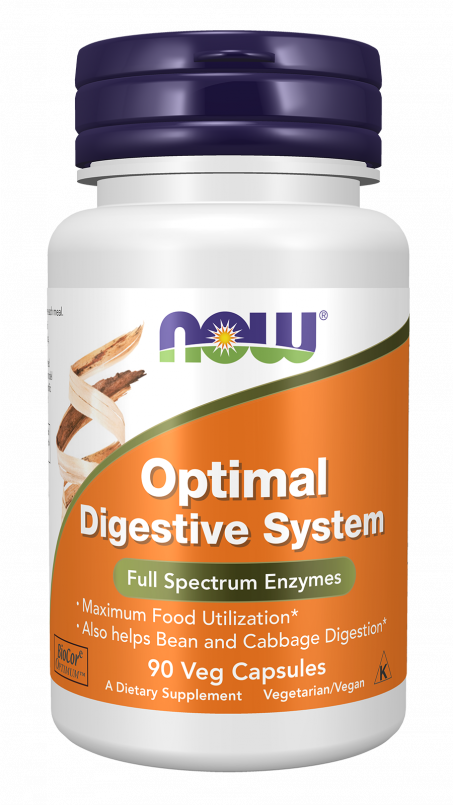 Optimal Digestive System - 90 Veg Capsules Bottle Front