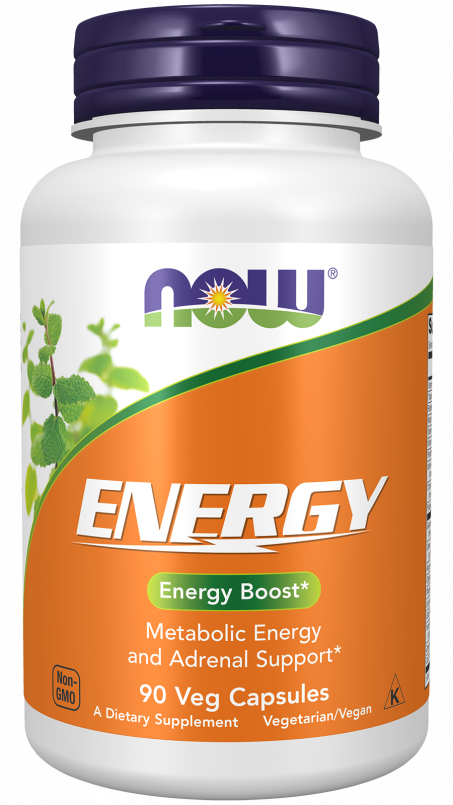 Energy - 90 Veg Capsules Bottle Front