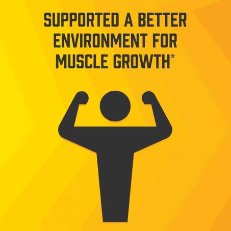 Supported a better environment for muscle growth*