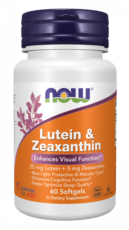 Lutein & Zeaxanthin - 60 Softgels Bottle Front