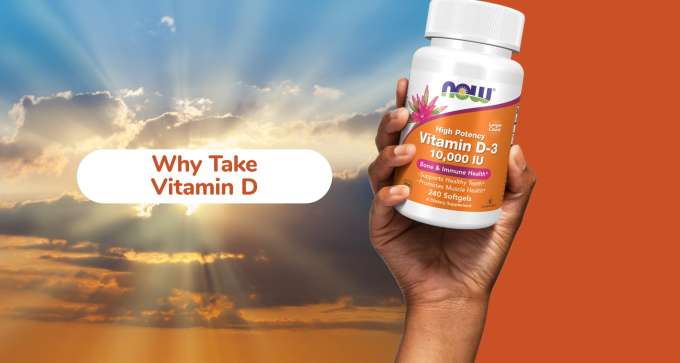 Why Take Vitamin D hand holding Vitamin D-3 1000