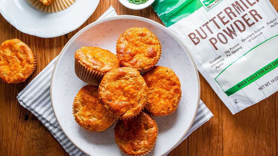 Buttermilk Cheddar and Herb Muffins