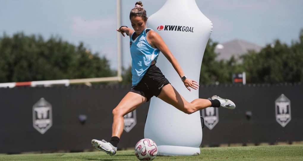 Ryan Gareis Kicking soccer ball 